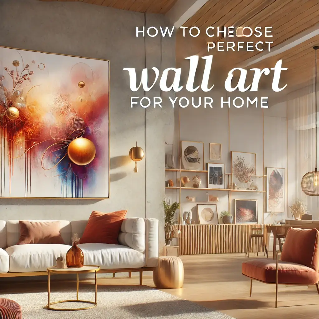How to Select wall art for home decor.