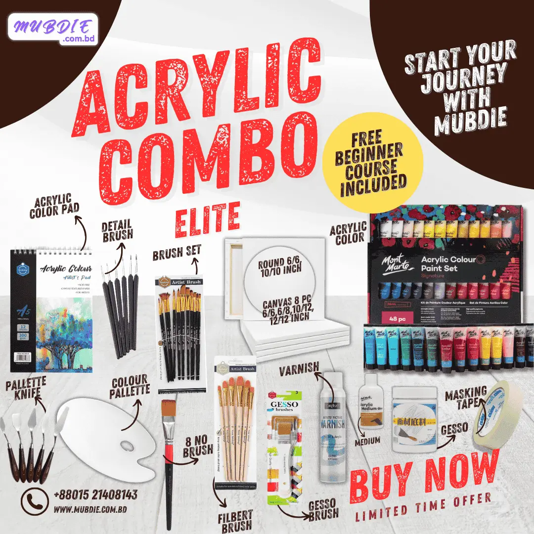 Acrylic Combo Elite by Mubdie Art & Craft Supplies (1) (1)